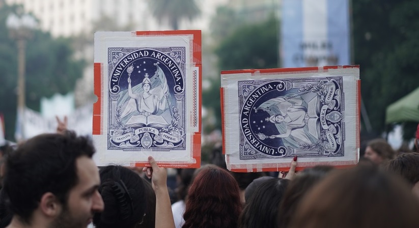 La marcha universitaria desde el corazón del conurbano